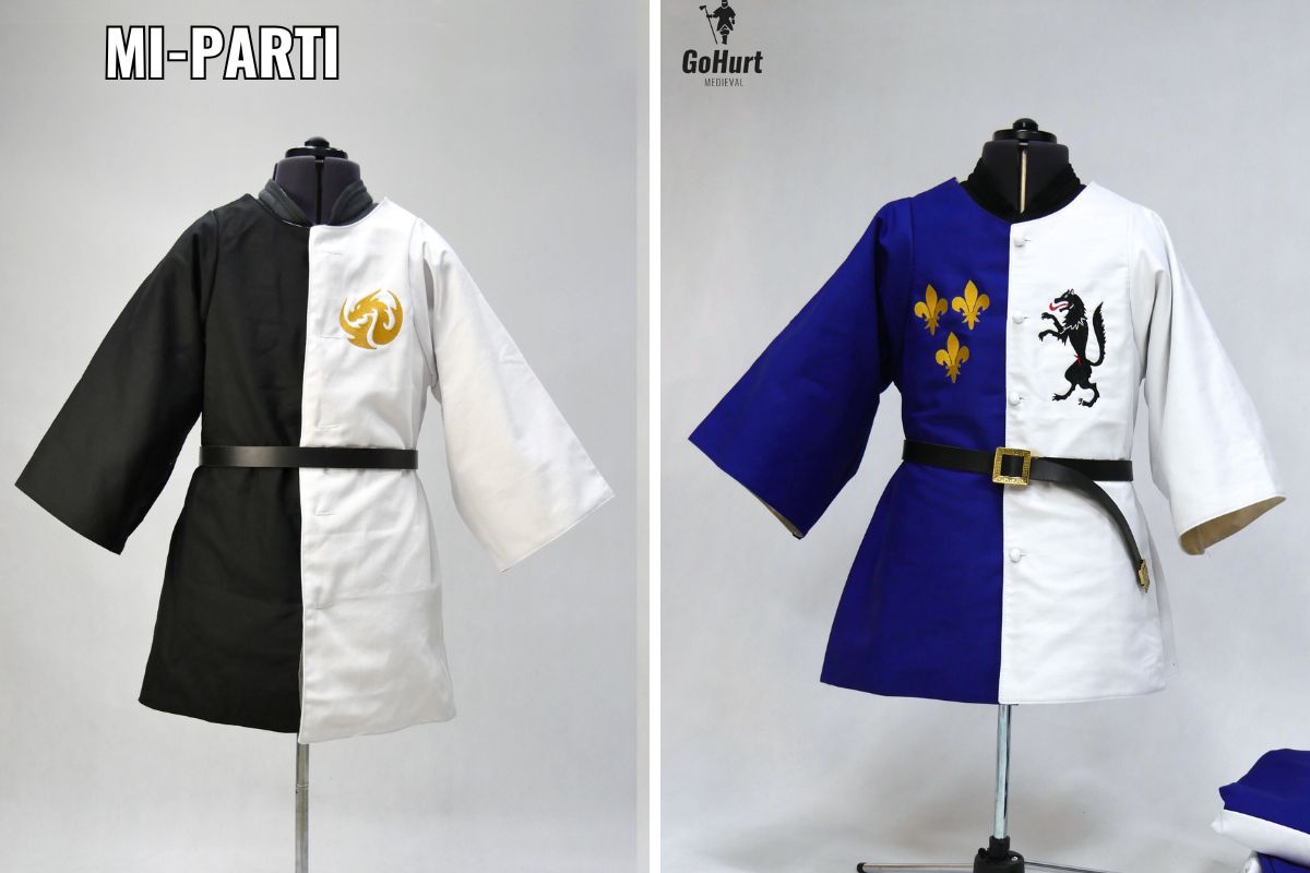 MEDIEVAL TABARDS MIPARTI